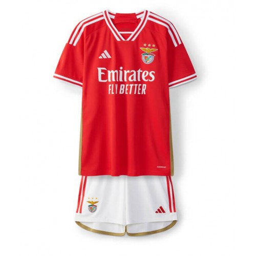 Maillot de foot Benfica Domicile enfant 2023-24 Manches Courte (+ pantalon court)